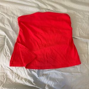 Wild Fable Red Strapless Tube Top